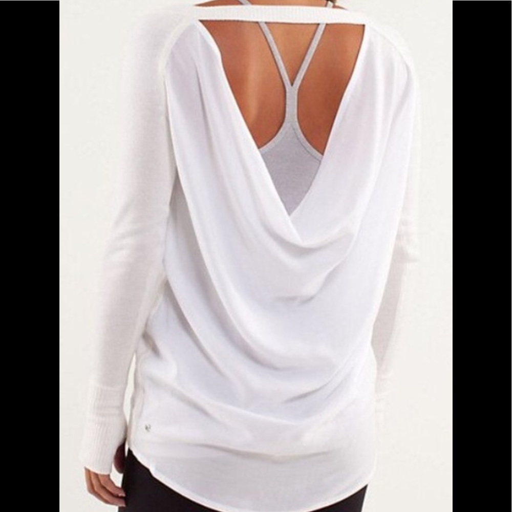 Lululemon Unity Drape Back Sweater - image 1